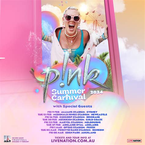 setlist pink 2023|Summer Carnival (tour)